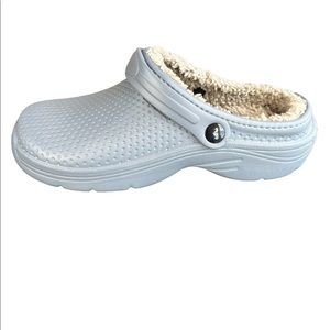 Faux Fur Waterproof Slides - Crocs - Shoes -Size 40 Mens: 7.5 Women: 9 Brand New